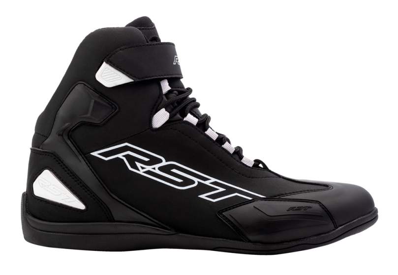RST Sabre Moto Boots - Black/White