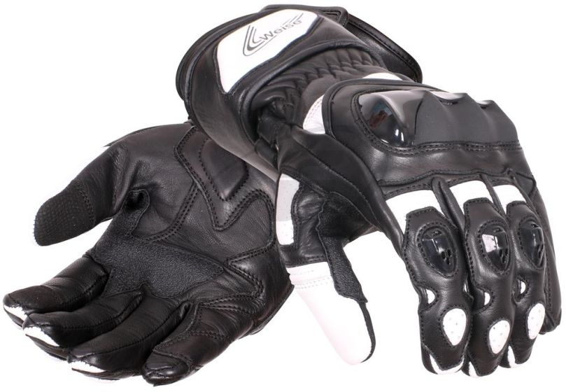 Weise Falcon Leather Gloves - Black/White