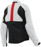 Dainese Risoluta Air Tex Lady Textile Jacket - Glacier Grey-Lava Red