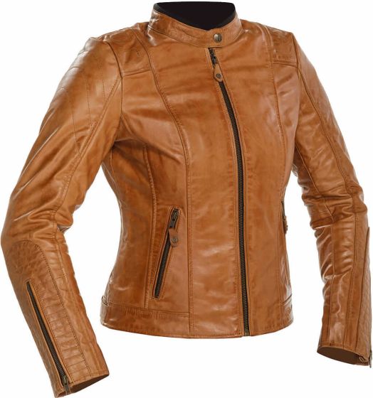 Richa Lausanne Ladies Leather Jacket - Cognac