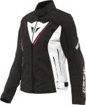 Dainese Veloce D-Dry WP Ladies Textile Jacket - Black/White/Lava Red