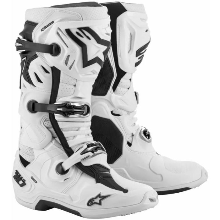 Alpinestars Tech 10 Supervented Motocross Boots - White with