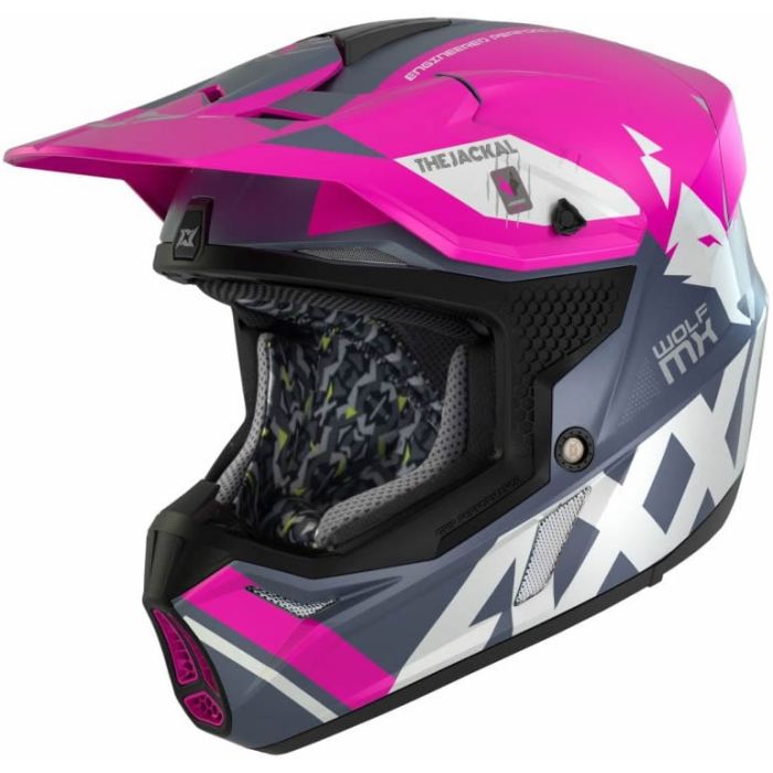 Axxis Wolf - Jackal C7 Matt Pink With Reward Points and Free UK
