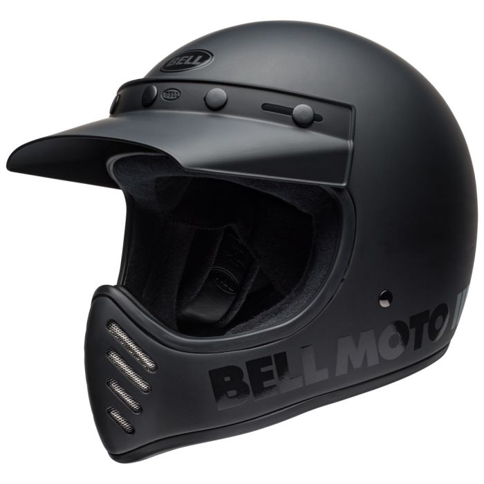 Bell Moto-3 - Classic Matt Black With Reward Points and Free UK