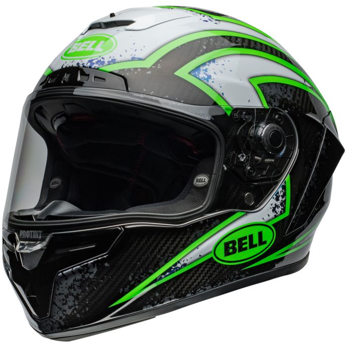 Bell Race Star Flex DLX 06 - Xenon Gloss Black/Kryptonite With