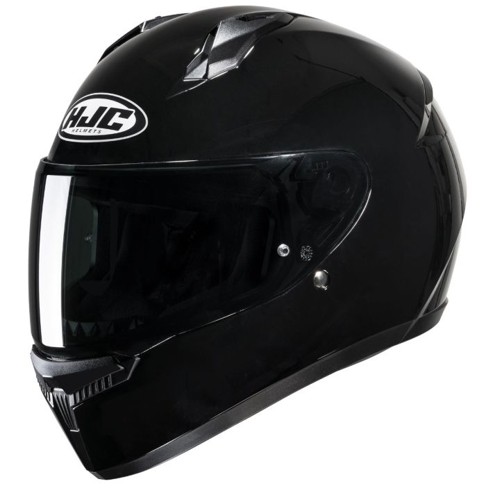 HJC HELMETS バイク用 へルメット 内装着脱C10 BLACK HJC C10 - Gloss Black With Reward Points and Free UK Delivery