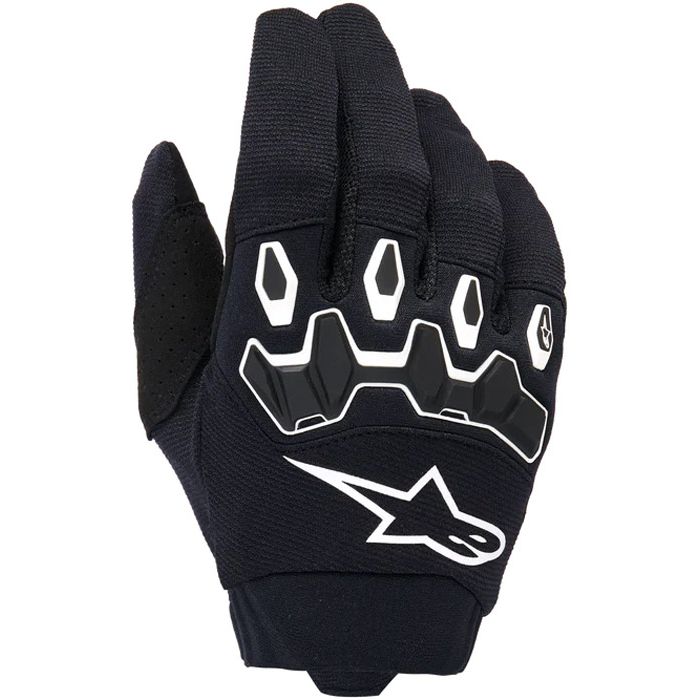 3540226-12 Alpinestars Youth Full Bore V2 Gloves - Black/White