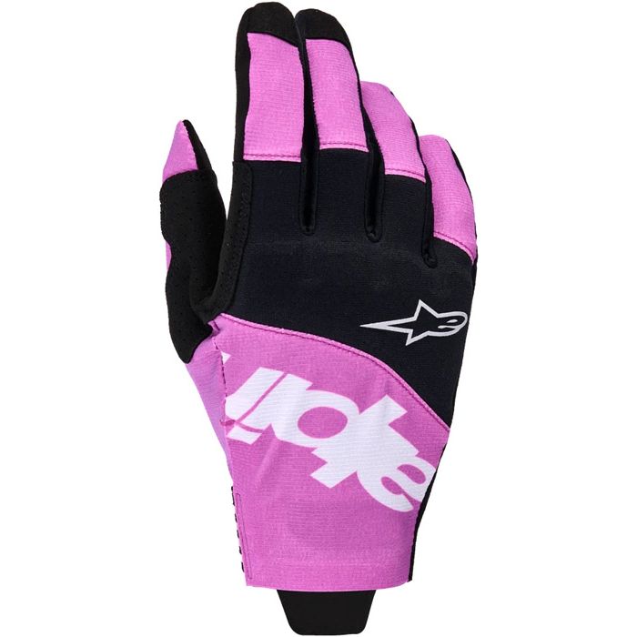 3560125-1568 Alpinestars Techstar Gloves - Black/Light Grey/Purple