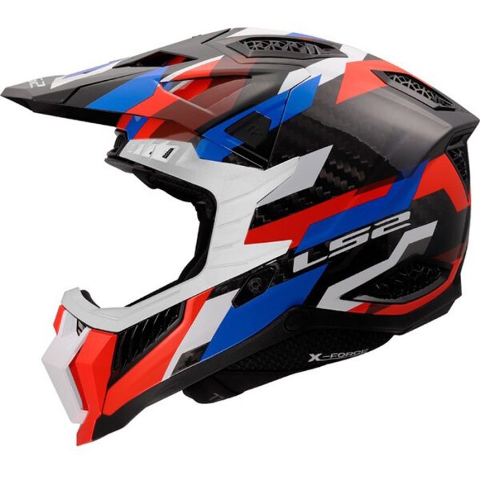 467032532 LS2 MX703 X-Force - Phantom Gloss White/Blue/Red