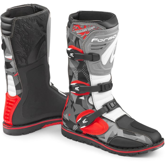 FORC640-80109815 Forma Boulder Comp Boots - Camo/Red/White/Red