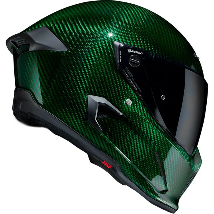 AT4-AUR-W Ruroc Atlas 4.0 Carbon - Liquid Carbon Emerald - SALE