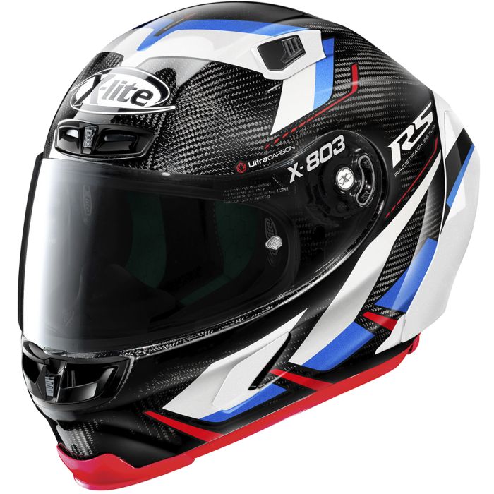 X-Lite X-803 RS U.C. - Motormaster White/Blue/Red 055 Full Face