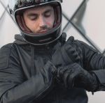 Rebelhorn Thug II Perforated Leather Gloves - Black