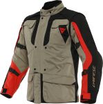 Dainese Alligator Textile Jacket - Walnut/Black/Lava Red