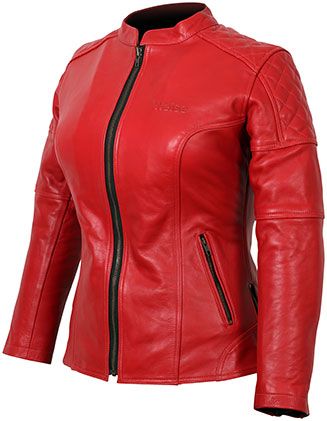 Weise Ladies Earhart Leather Jacket - Red