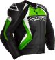 RST Tractech Evo 4 Leather Jacket - Black/Green