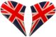 Schuberth M1 Side Cover Sticker Set - UK Flag
