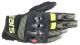 Alpinestars Halo Leather Gloves - Forest/Black/Fluo Yellow
