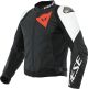 Dainese Sportiva Leather Jacket - Matt Black/White
