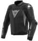 Dainese Super Speed 4 Leather Jacket - Black/Grey