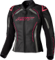 RST S1 CE Ladies Leather Jacket - Black/Pink