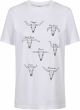 MotoBull T-Shirt Bull Types - White