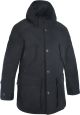 Oxford Parka Textile Jacket - Black