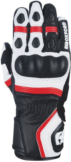 Oxford RP-5 2.0 Gloves - White/Black/Red