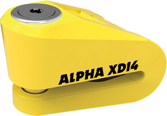 Oxford Alpha XD14 Disc Lock - Yellow
