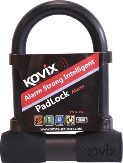 Kovix - KTL14150 Alarmed U-Lock - Black