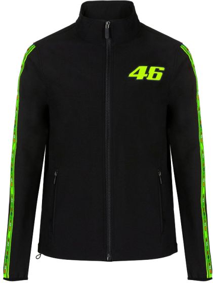 VR46 46 The Doctor Tapes Softshell Jacket - Black