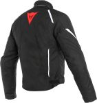 Dainese Laguna Seca 3 D-Dry WP Textile Jacket - Black/Lava Red/White