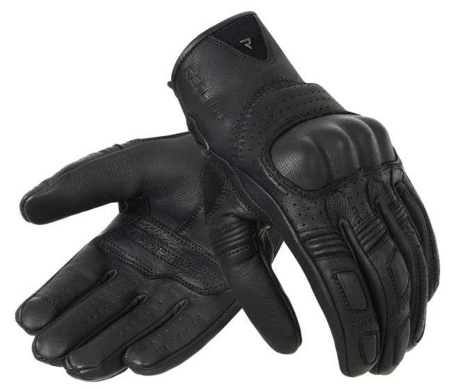 Rebelhorn Thug II Perforated Leather Gloves - Black