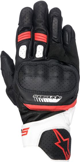 Alpinestars SP-5 Gloves - Black/White/Red
