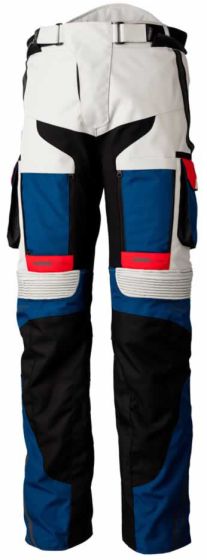 RST Pro Series Adventure-Xtreme CE Textile Trousers - White/Blue/Red