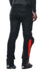 Dainese Super Speed Leather Trousers - Black/Red Fluo