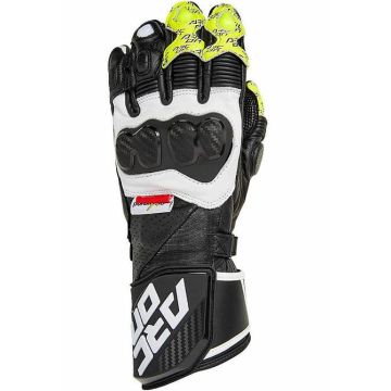 Arc-On 034 RS Motorcycle Gloves - Black White Yellow