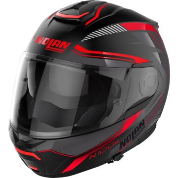 Nolan N100-6 - Surveyor Flat Black/Red 021 - SALE