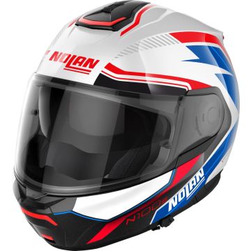Nolan N100-6 - Surveyor Metal White/Blue/Red 024 - SALE