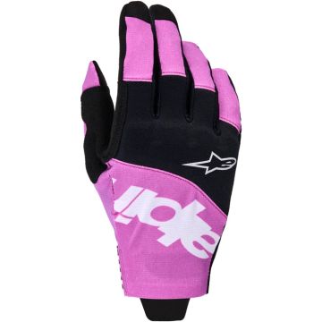 3560125-1568 Alpinestars Techstar Gloves - Black/Light Grey/Purple