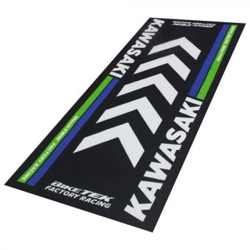 GRGMAT64 Biketek Series 4 Garage Mat - Kawasaki (190x80cm)