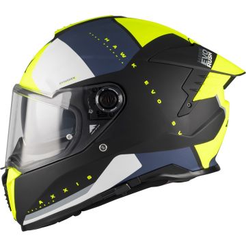4321C43B320 Axxis Hawk Evo SV - Rush Matt White/Blue/Yellow B3
