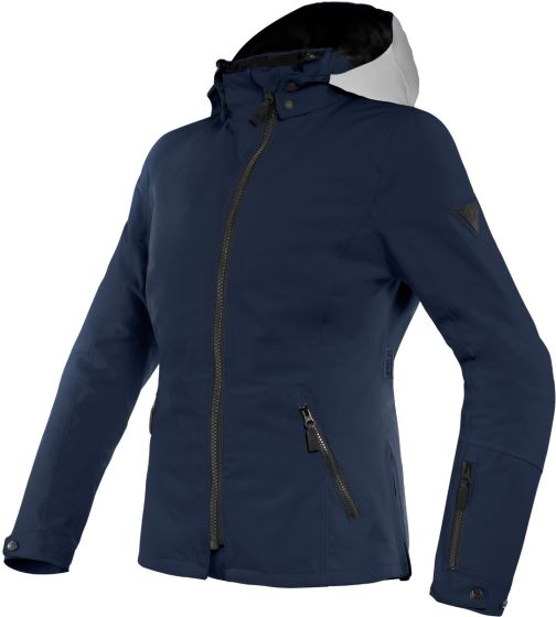 Dainese Mayfair D-Dry WP Ladies Textile Jacket - Glacier Grey/Black Iris