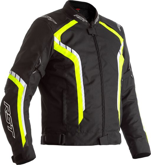 RST Axis Textile Jacket - Black/Fluo Yellow
