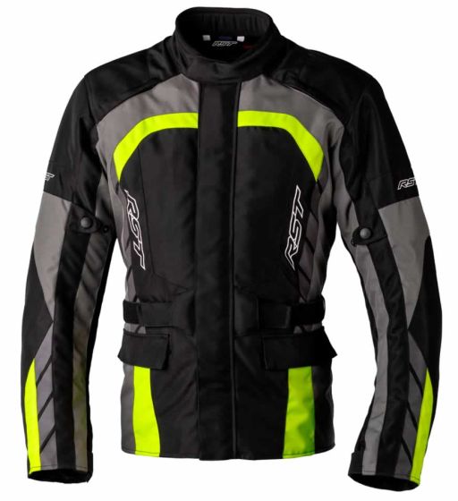 RST Alpha 5 CE Textile Jacket - Black/Fluo Yellow