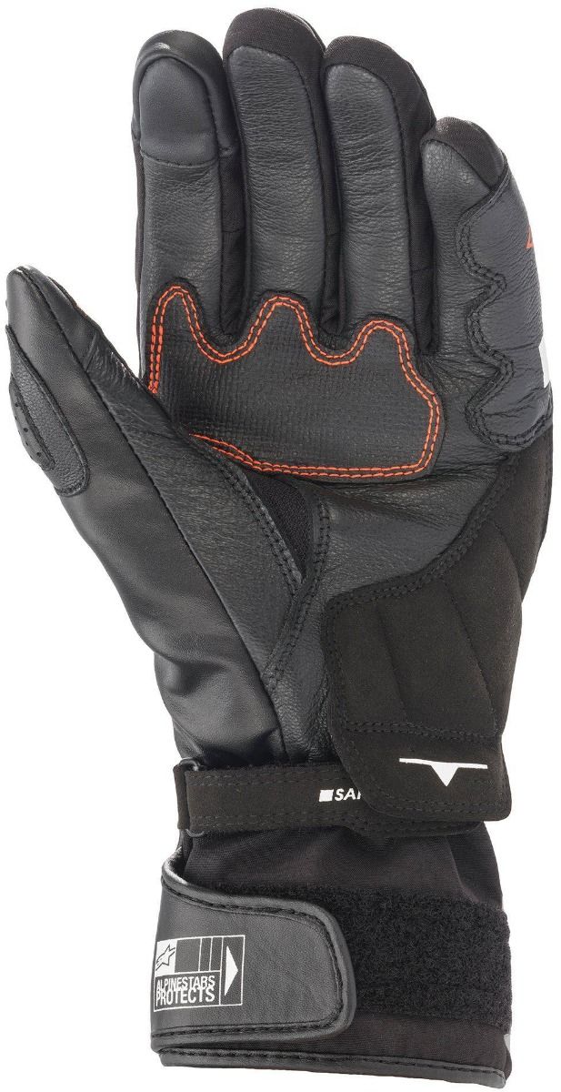 Alpinestars SP-365 Drystar WP Gloves - Black/Red Fluo ...