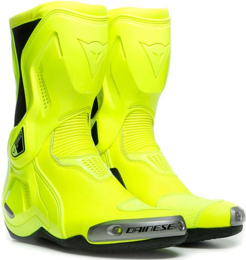 Dainese Torque 3 Out Boots - Fluo Yellow with FREE UK Delivery
