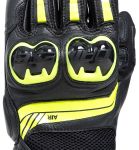 Dainese Mig 3 Leather Gloves - Black/Fluo Yellow