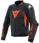 Dainese Super Speed 4 Leather Jacket - Black/Red