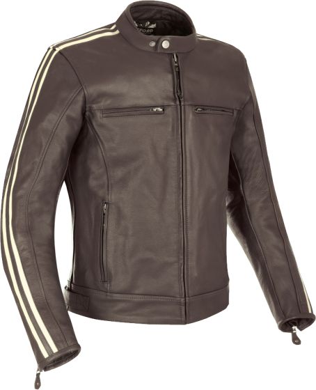 Oxford Bladon Leather Jacket - Brown